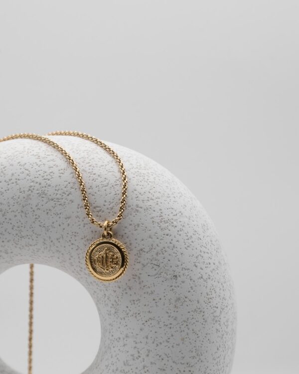 604141698_17894174478380855_7559820265705762028_n Naszyjnik Christian Dior -"coin necklace"