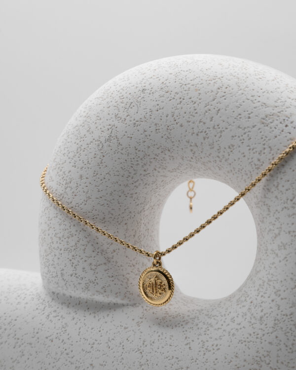 DSC_9246 Naszyjnik Christian Dior -"coin necklace"