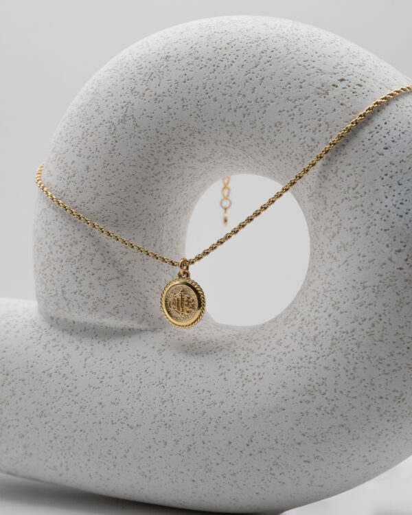 DSC_9247 Naszyjnik Christian Dior -"coin necklace"