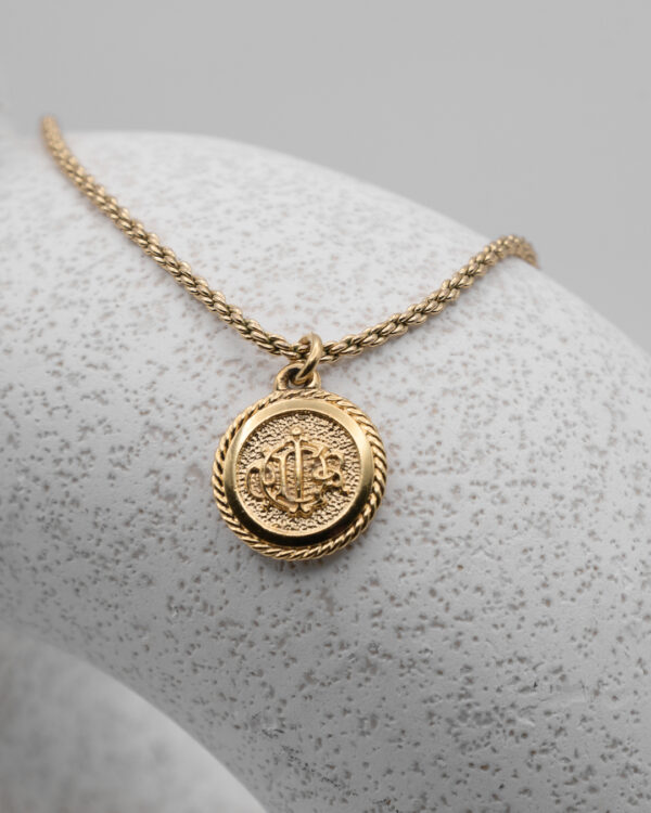 DSC_9260 Naszyjnik Christian Dior -"coin necklace"
