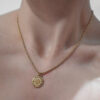 Naszyjnik Christian Dior -"coin necklace"
