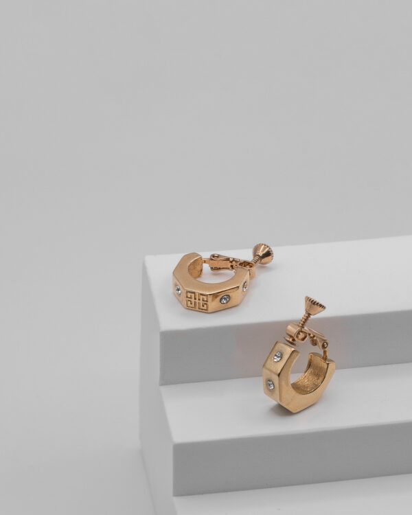 DSC_1437 Klipsy Givenchy z logo 4G