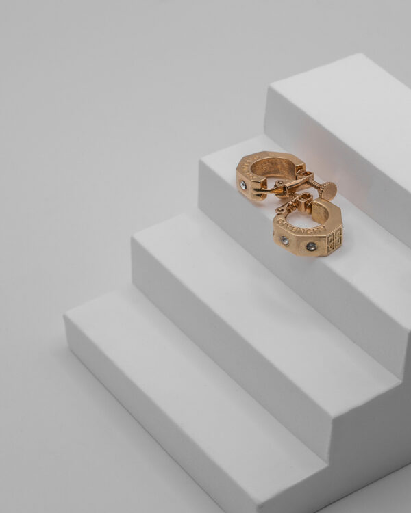 DSC_1440 Klipsy Givenchy z logo 4G