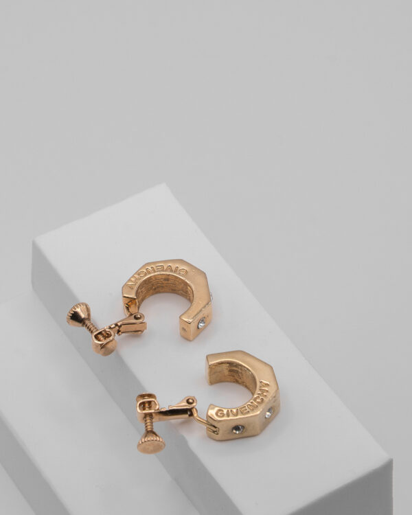 DSC_1446 Klipsy Givenchy z logo 4G