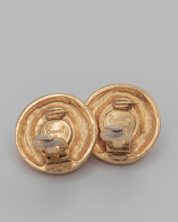 Klipsy Chanel Paris z perłą