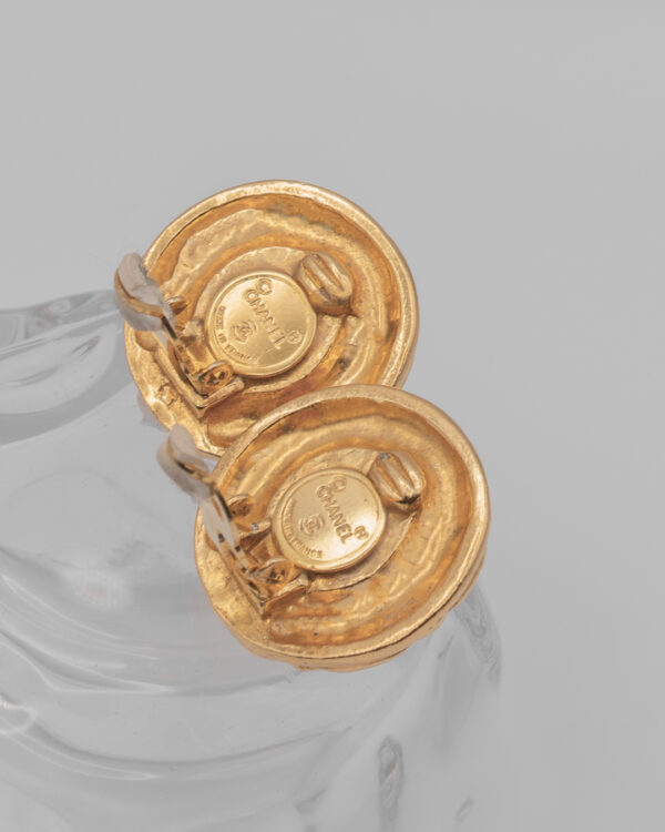 Klipsy Chanel Paris z perłą