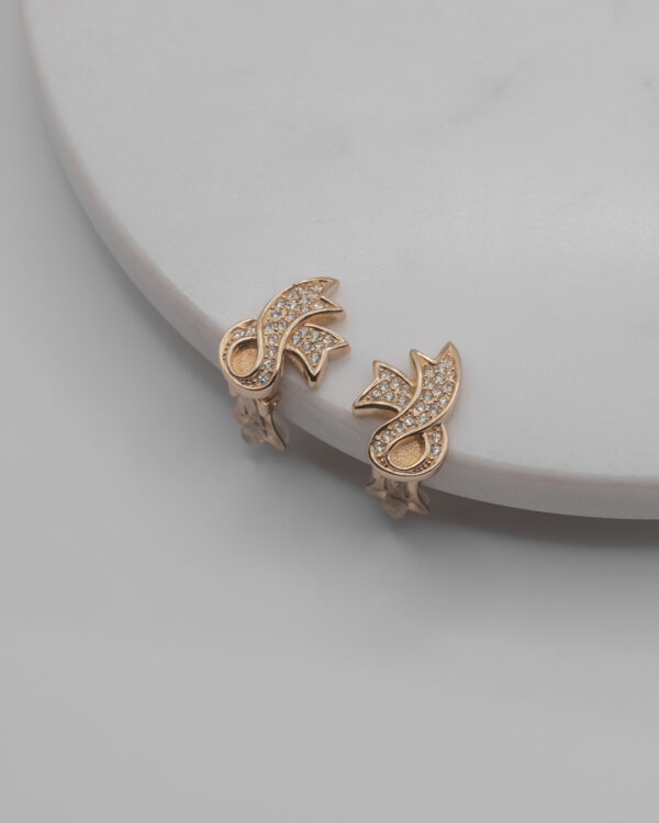 DSC_1751 Klipsy Christian Dior z cyrkoniami