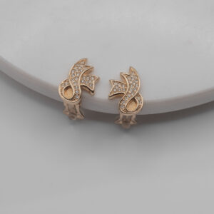 Klipsy Christian Dior z cyrkoniami