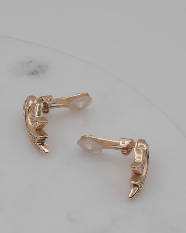 DSC_1764 Klipsy Christian Dior z cyrkoniami