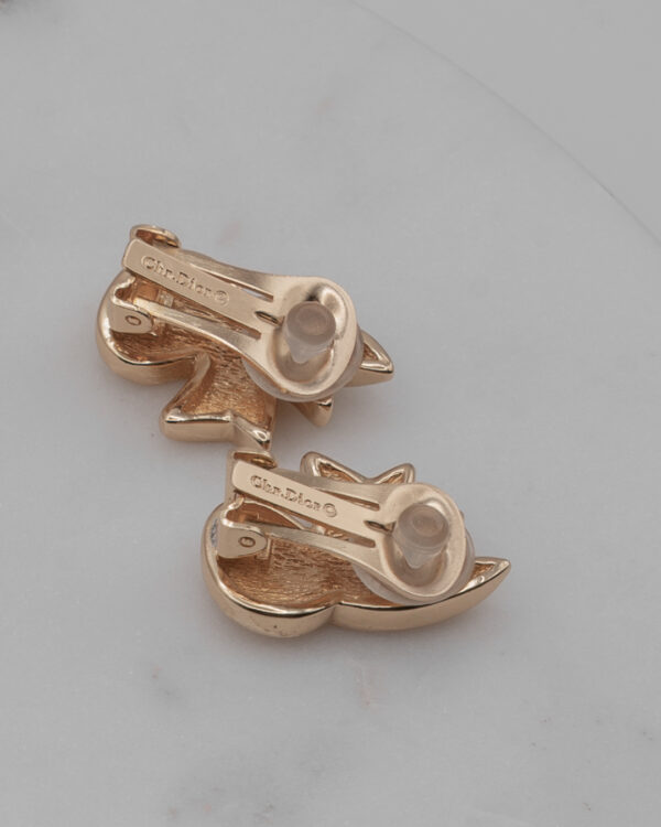 DSC_1765 Klipsy Christian Dior z cyrkoniami