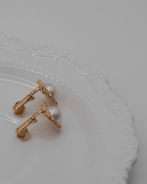 DSC_2112 Klipsy Christian Dior z perłą