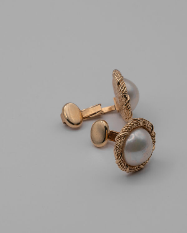 DSC_2117 Klipsy Christian Dior z perłą