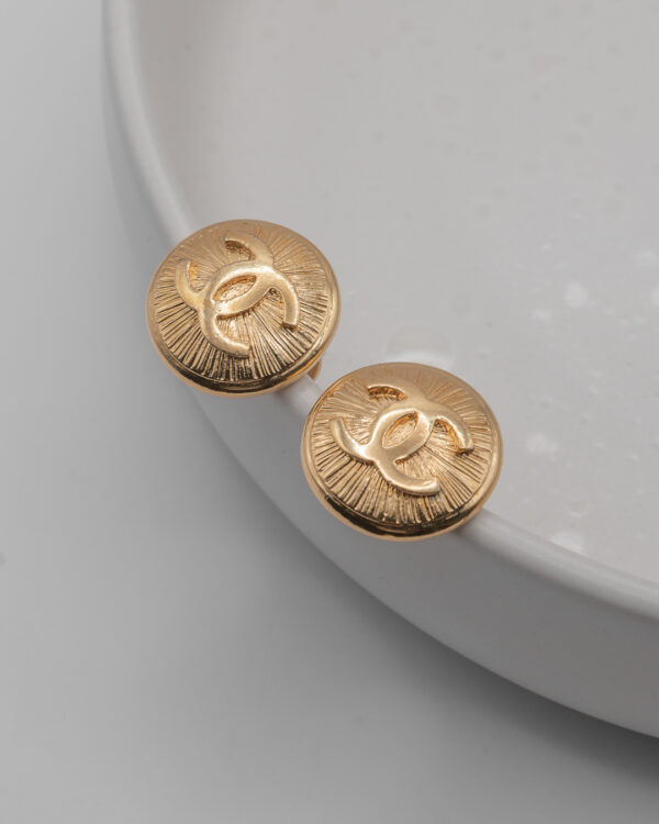 DSC_2154 Klipsy Chanel z logo CC