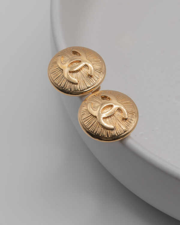 DSC_2158 Klipsy Chanel z logo CC