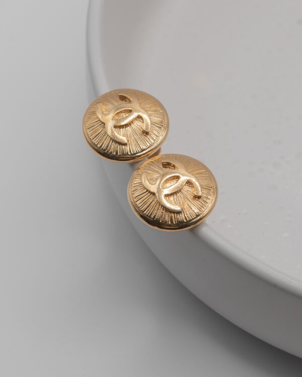 DSC_2159 Klipsy Chanel z logo CC