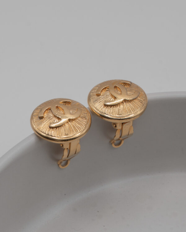 DSC_2160 Klipsy Chanel z logo CC