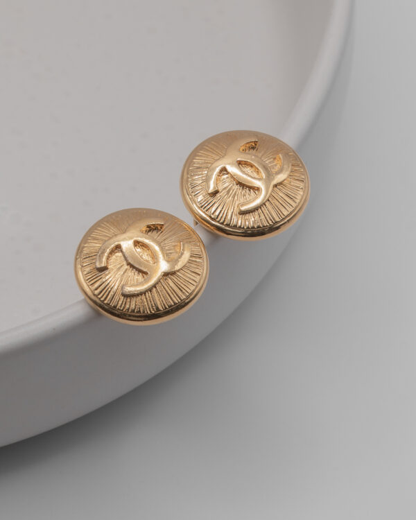 DSC_2165 Klipsy Chanel z logo CC