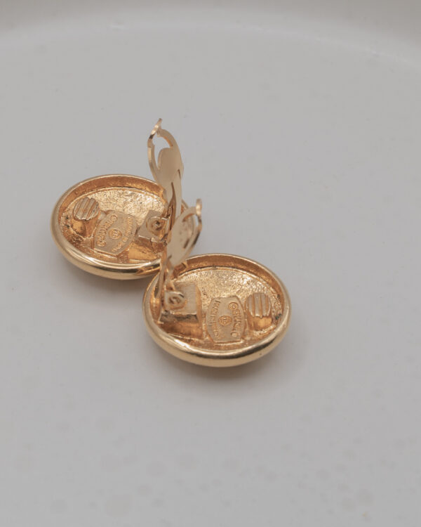 DSC_2187 Klipsy Chanel z logo CC