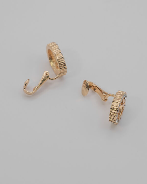 DSC_2932 Klipsy Christian Dior z inicjałami marki