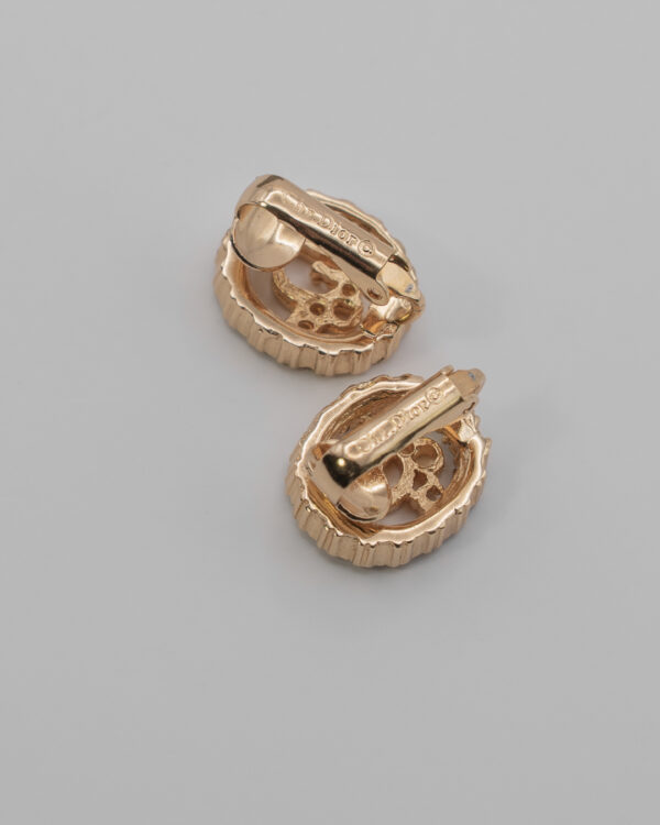 DSC_2941 Klipsy Christian Dior z inicjałami marki