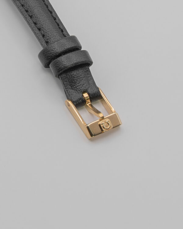 Zegarek Omega na czarnym pasku