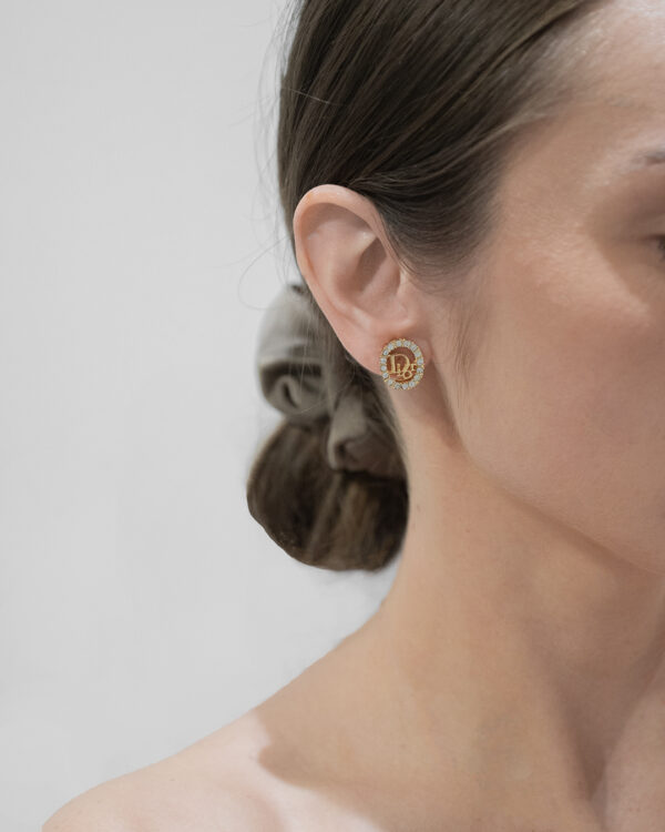 DSC_3201-Edytuj Klipsy Christian Dior z inicjałami marki