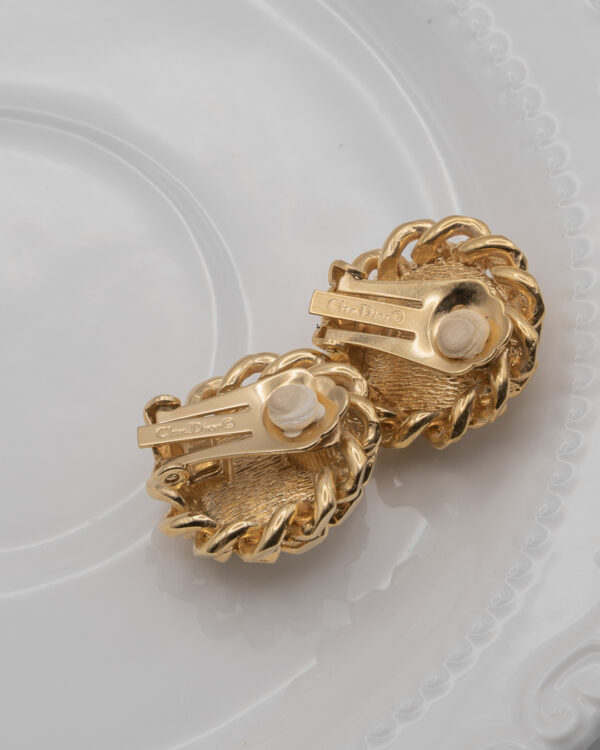 DSC_4676 Klipsy Christian Dior z perłą "old money"