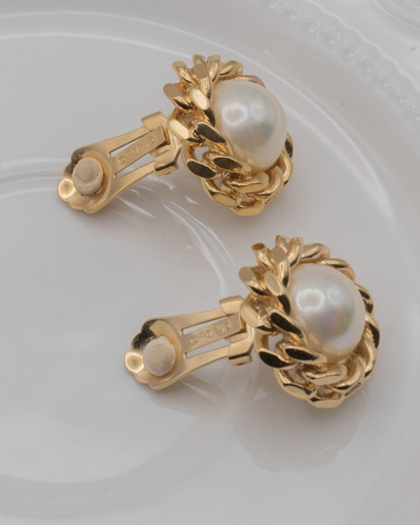 DSC_4686 Klipsy Christian Dior z perłą "old money"