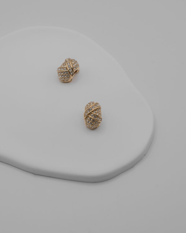 DSC_4714 Klipsy Christian Dior z cyrkoniami