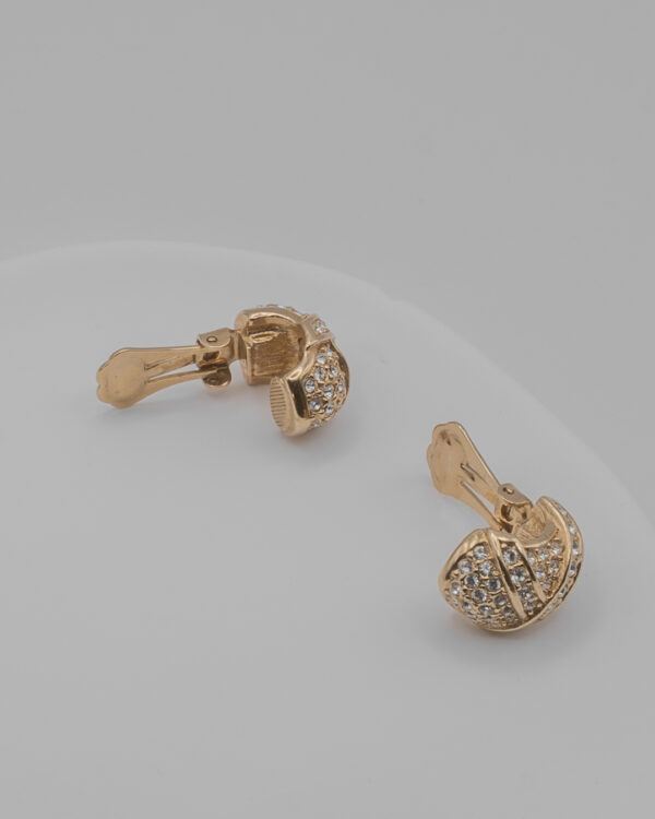 DSC_4718 Klipsy Christian Dior z cyrkoniami