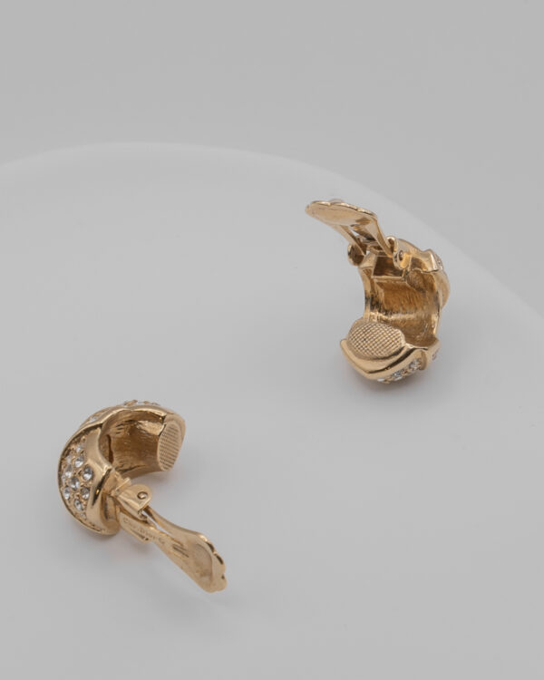 DSC_4725 Klipsy Christian Dior z cyrkoniami