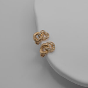 Klipsy Christian Dior z cyrkoniami