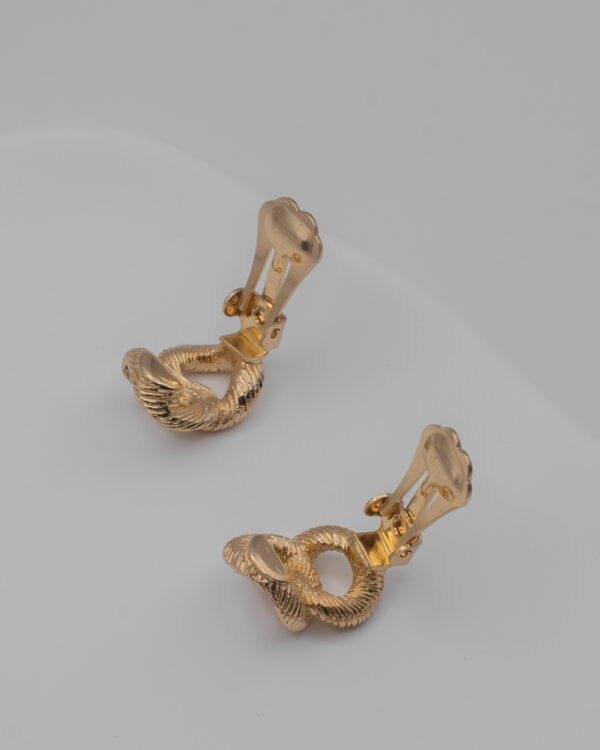 Klipsy Christian Dior z cyrkoniami