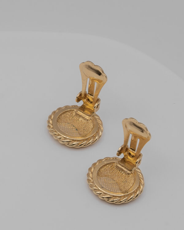 Klipsy Burberrys z monogramem