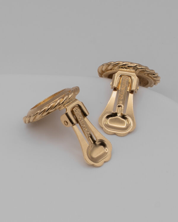 Klipsy Burberrys z monogramem