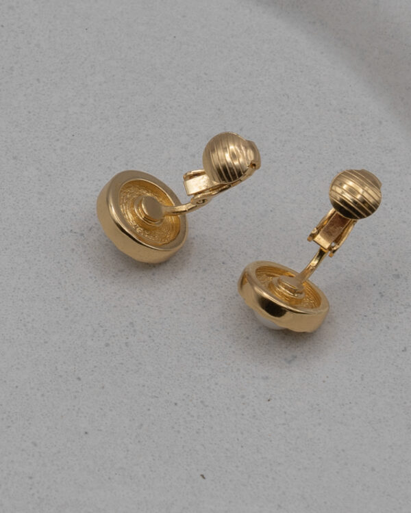 Klipsy Christian Dior z perłą