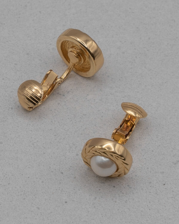 Klipsy Christian Dior z perłą