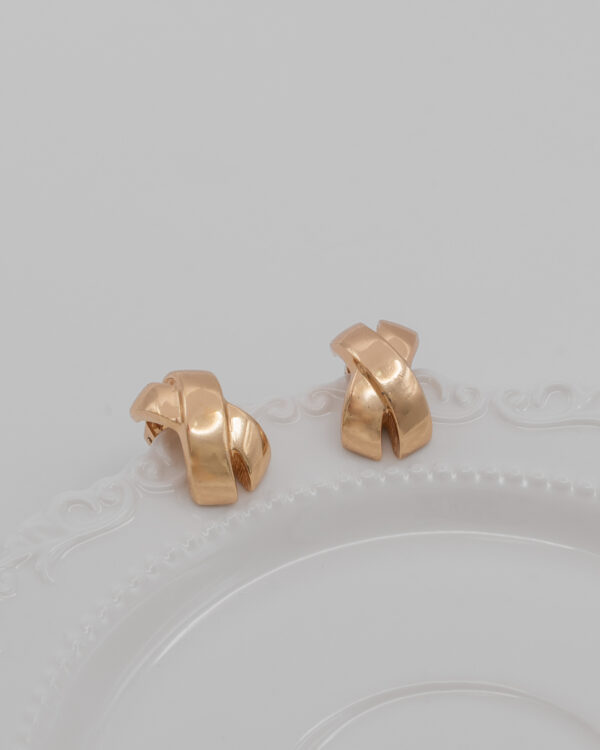 DSC_4868 Klipsy Christian Dior - przeplatana forma