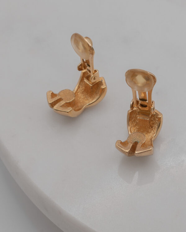 DSC_4888 Klipsy Christian Dior - przeplatana forma