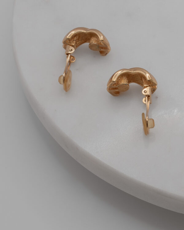 DSC_4894 Klipsy Christian Dior - przeplatana forma