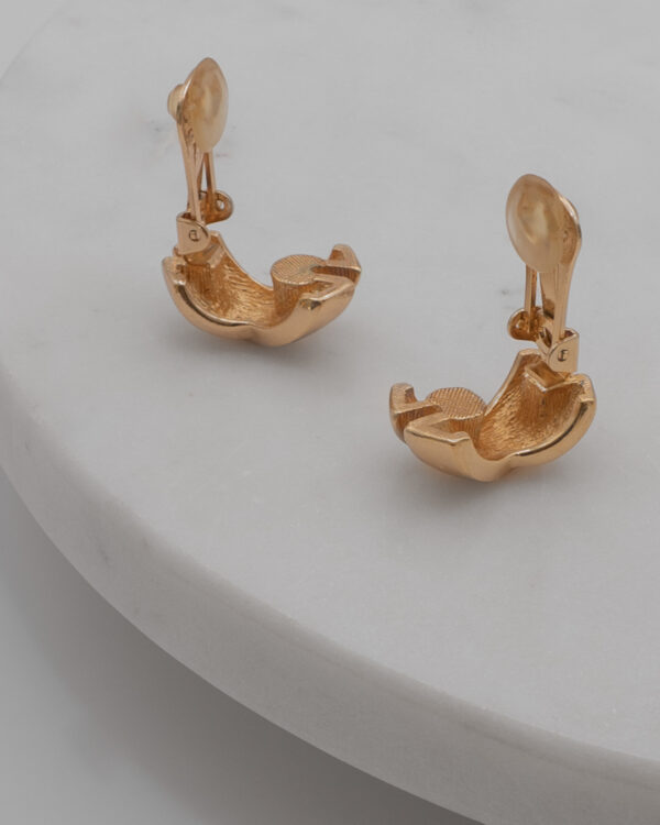 DSC_4900 Klipsy Christian Dior - przeplatana forma