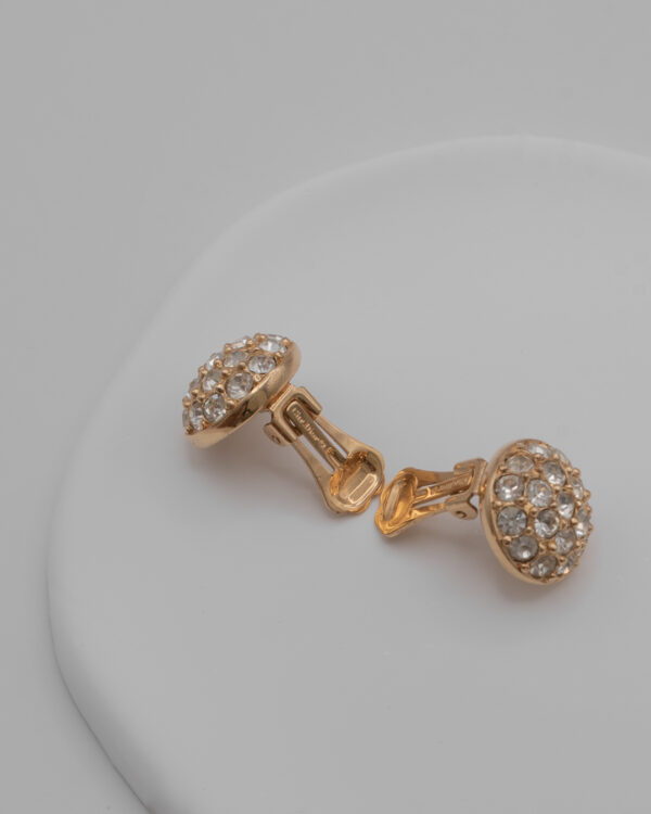 DSC_4914 Klipsy Christian Dior z kryształkami