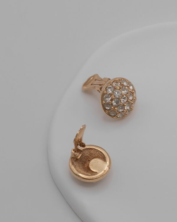 DSC_4916 Klipsy Christian Dior z kryształkami