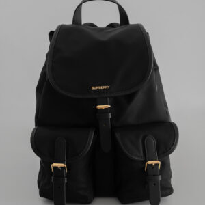 Burberry – luksusowy plecak nylonowo-skórzany