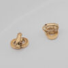 Klipsy Christian Dior z monogramem CD