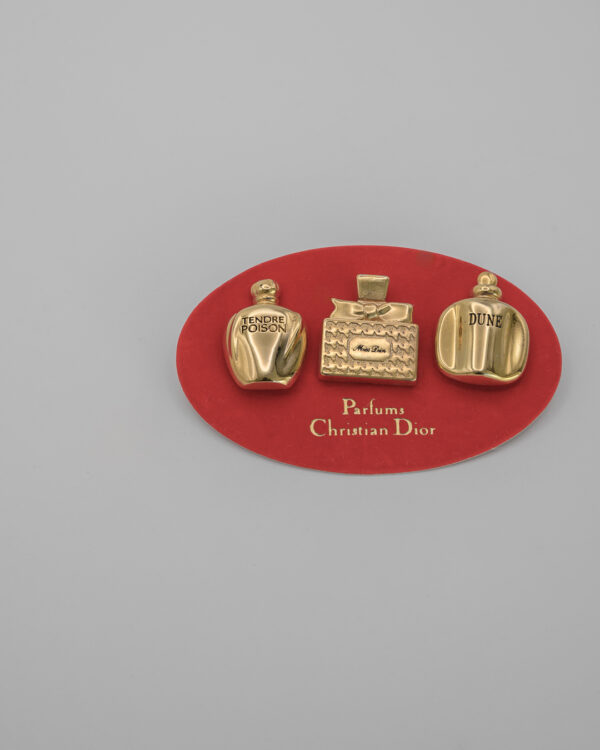 DSC_9814 Kolekcjonerskie piny Christian Dior - zestaw 3szt.