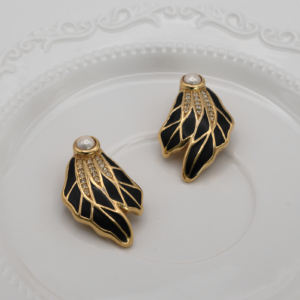 Klipsy Christian Dior – "black swan"