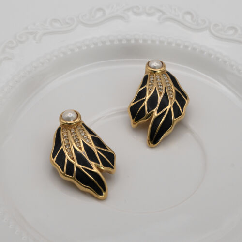 Klipsy Christian Dior – "black swan"