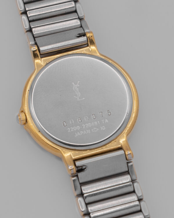 Minimalistyczny zegarek YSL- bicolor