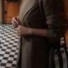 Skórzana nowa torebka Burberry w kratę – worek, crossbody